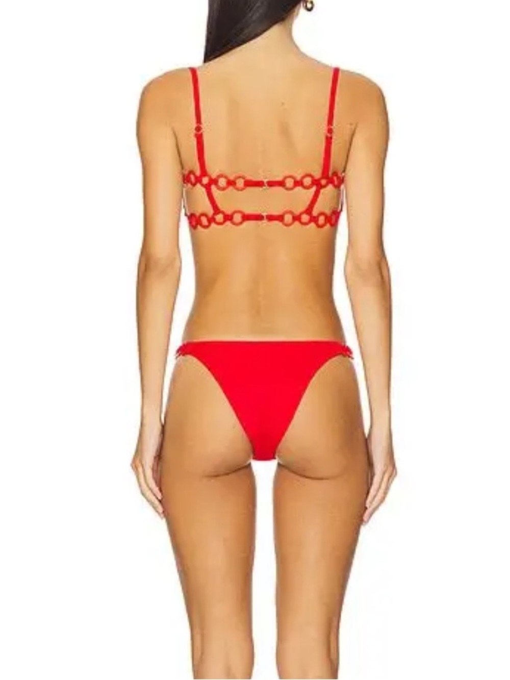 SAUDADE x Revolve Red Bikini Small
